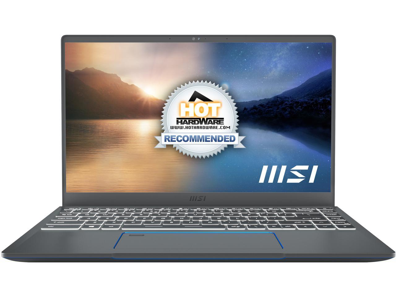 MSI (A11M-221) Prestige 14 EVO 14″ Laptop, 11th Gen Core i5 Quad Core, 16GB RAM, 512GB SSD