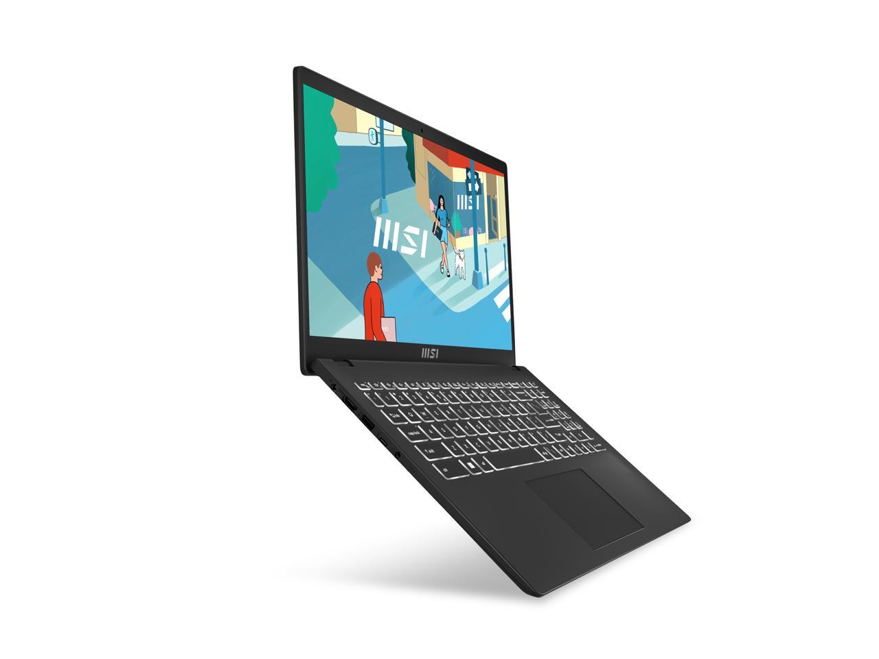 MSI Modern 15H 15.6" Ultra Thin and Light Professional Laptop Intel ...