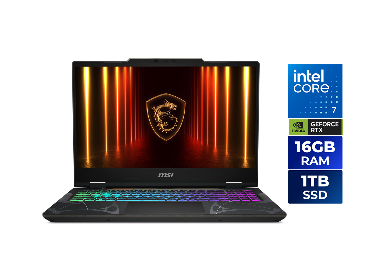 MSI Cyborg 15 - 15.6" GeForce RTX 5070 Laptop GPU - Intel Core 7 240H - 16GB Memory - 1TB SSD - 144 Hz IPS Display - Windows 11 Home - Gaming Laptops (Cyborg 15 B2RWGKG-409US)