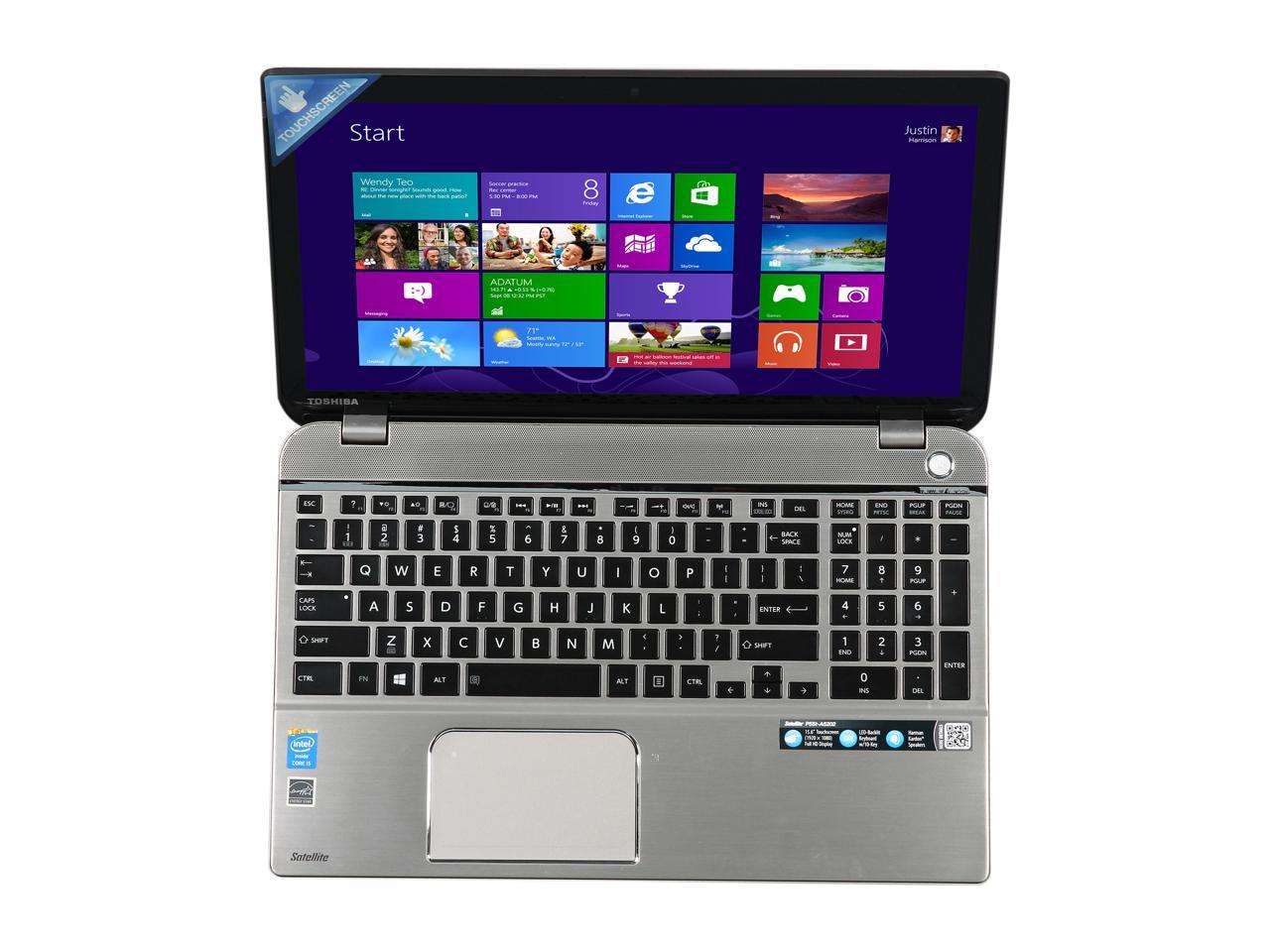 Toshiba Laptop Satellite Intel Core I5 4200u 8gb Memory 750gb Hdd Intel Hd Graphics 4400 156 8029