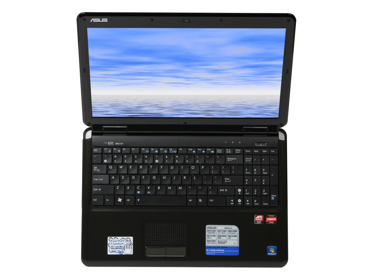 Asus k50ab установка windows