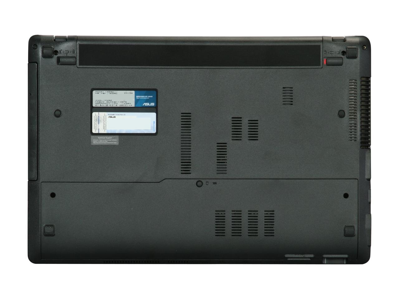 ASUS Laptop Intel Pentium B960 6GB Memory 320GB HDD Intel HD Graphics ...