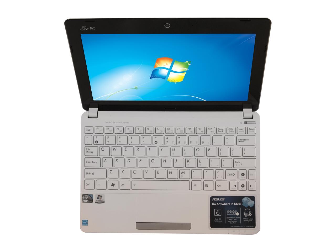 Asus eee pc 1015px не загружается