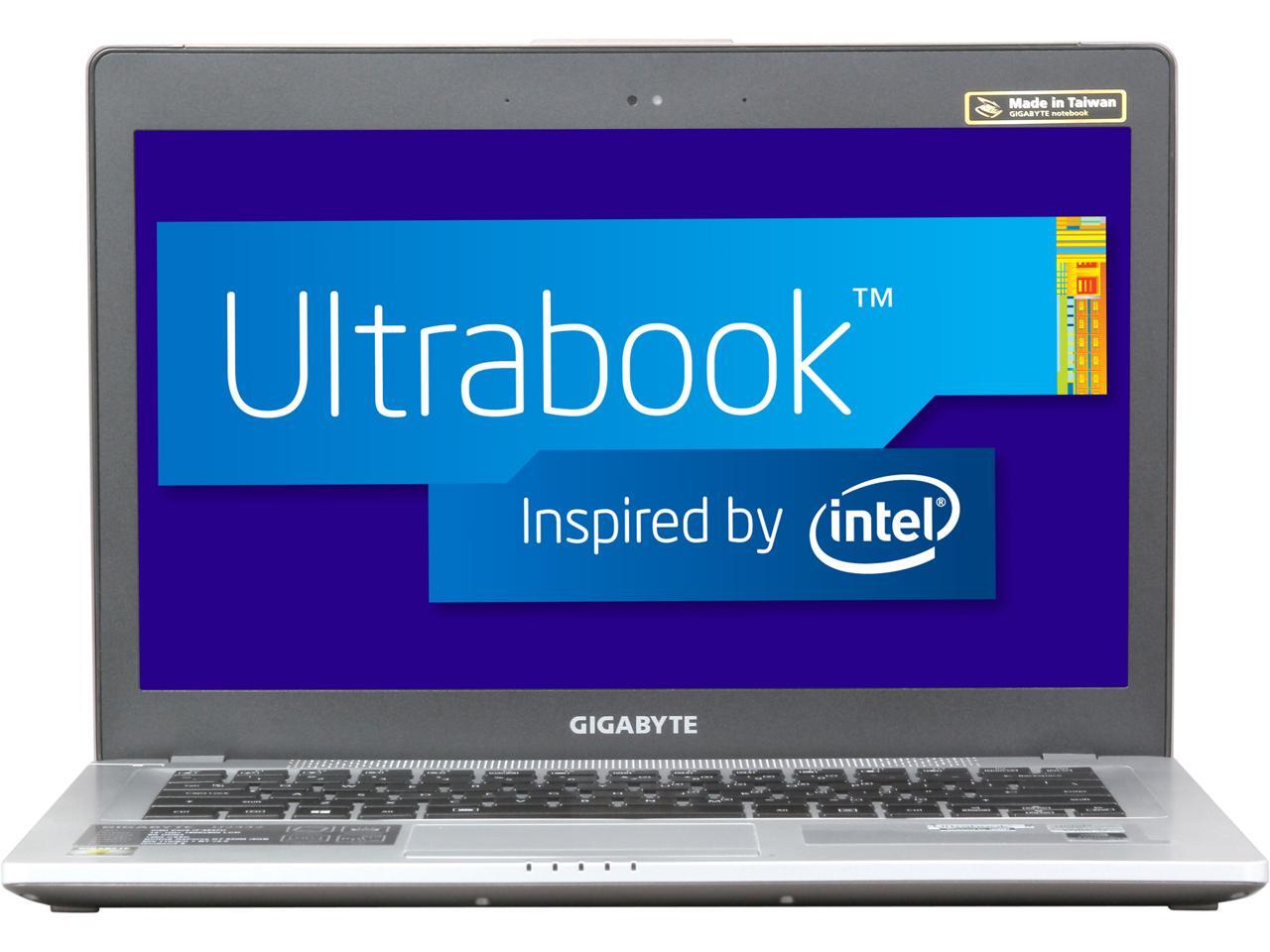 GIGABYTE Ultrabook Intel Core I7 3537U 2 0GHz 14 Windows 8 U2442F CF2 