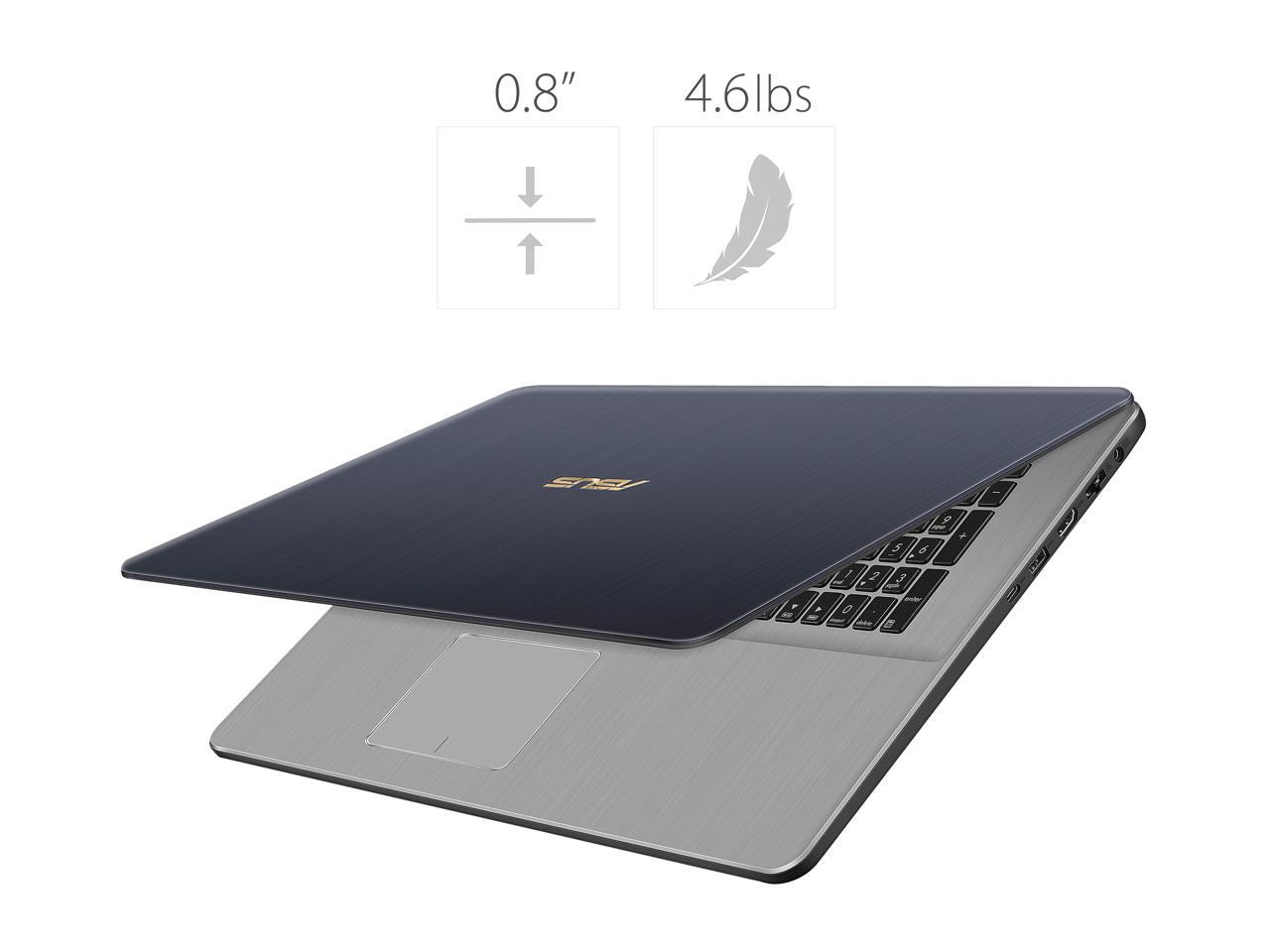 Open Box ASUS VivoBook Pro 17 N705UDEH76 17.3" Thin and Portable FHD Laptop, GTX 1050, Intel