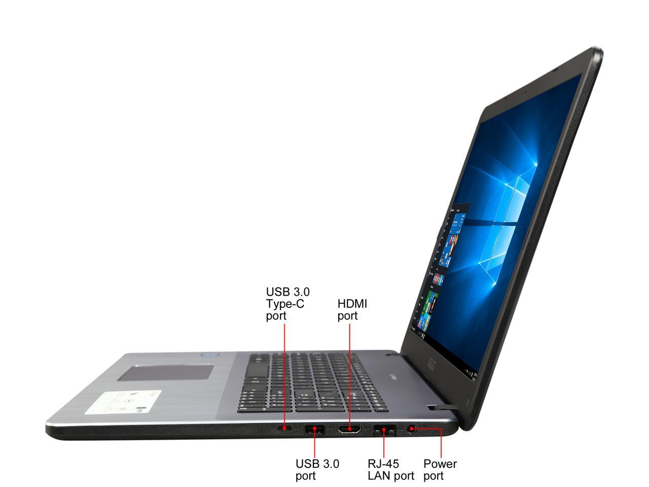 ASUS Laptop Intel Pentium Silver N5000 8GB Memory 1TB HDD Intel UHD ...