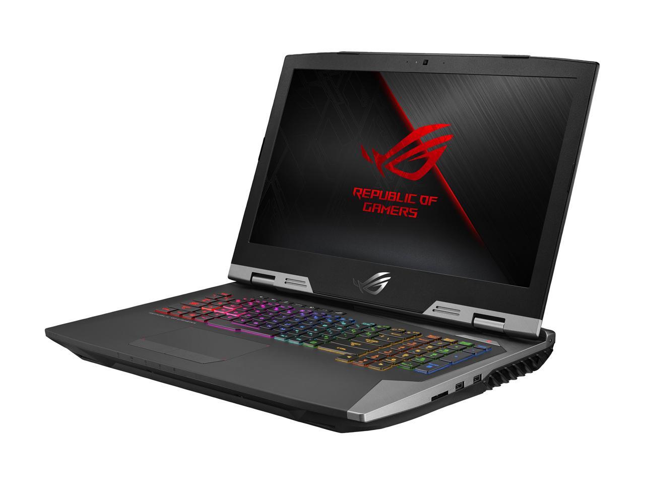 Open Box ASUS ROG G703GIXS71 Gaming Laptop Intel Core i78750H 2.20 GHz 17.3" Windows 10 Pro