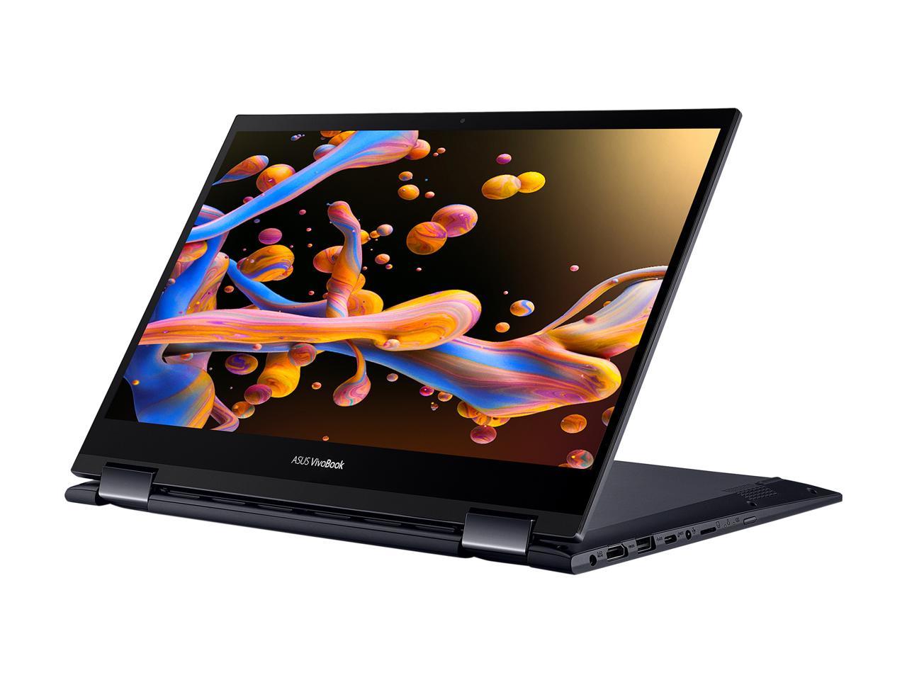 Asus Vivobook Flip 14 2 In 1 Laptop Amd Ryzen 5 5500u 210 Ghz 14 Windows 10 Home 64 Bit