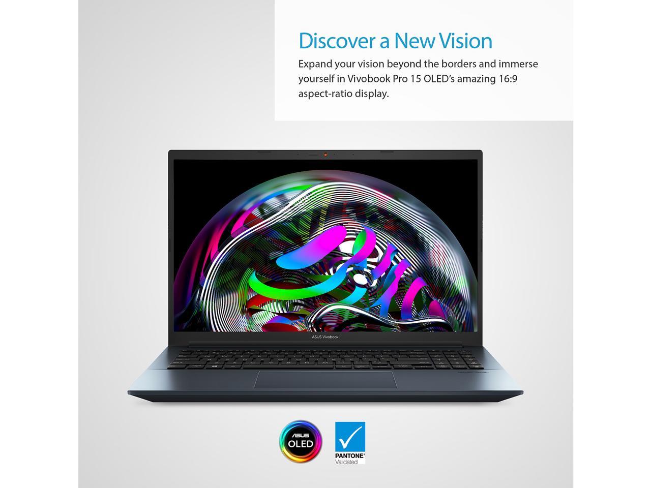 ASUS VivoBook Pro 15 OLED Ultra Slim Laptop, 15.6