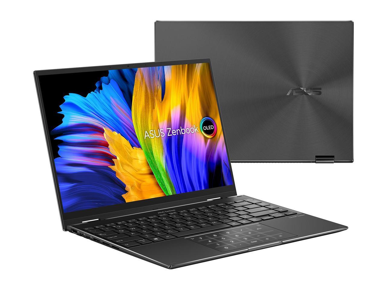 Asus Zenbook Flip Oled Un Qa Ds T Ca In Laptop Amd Ryzen H Ghz Windows