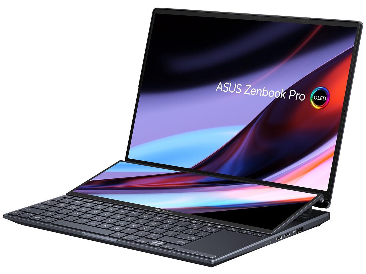 ASUS ZenBook Pro 14 Duo OLED 14.5" 2.8K OLED Touch, 120Hz Refresh Rate