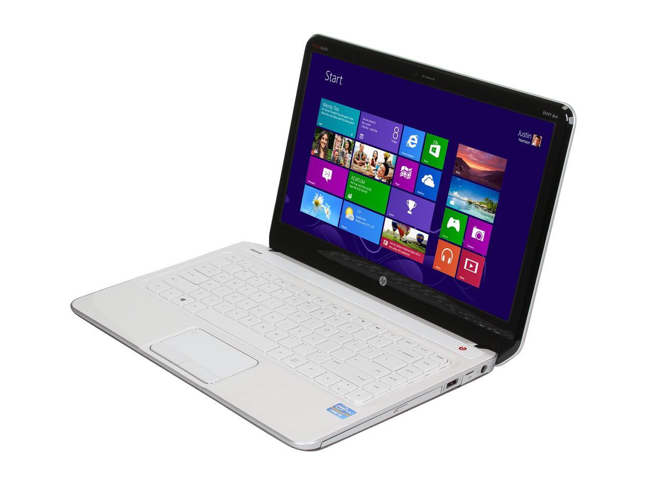 Hp Laptop Envy Dv4 Intel Core I5 3210m 6gb Memory 750gb Hdd Intel Hd Graphics 4000 140 Windows 5509