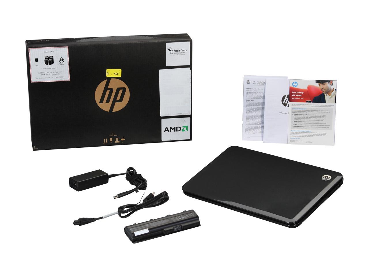 HP Laptop Pavilion AMD A4-4300M 4GB DDR3 Memory 640GB HDD AMD Radeon HD ...