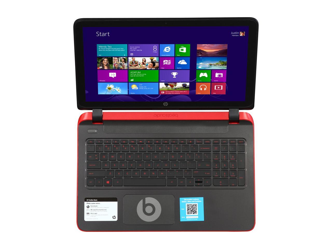 HP Laptop Beats Special Edition AMD A8-5545M 8GB Memory 1TB HDD AMD ...