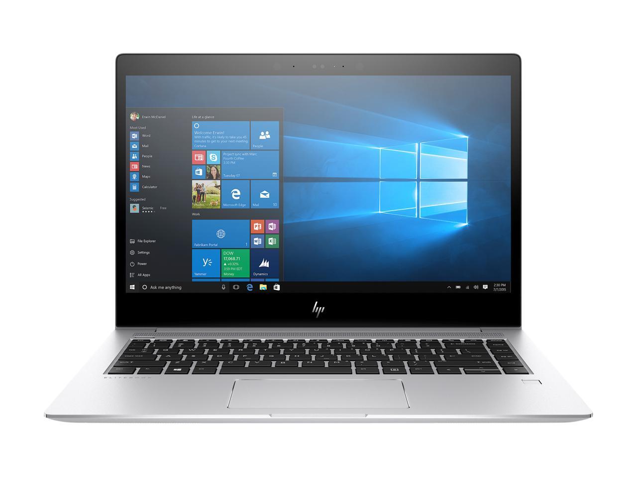 Hp laptop elitebook intel core i7 7500u 16gb memory 512 gb ssd intel hd