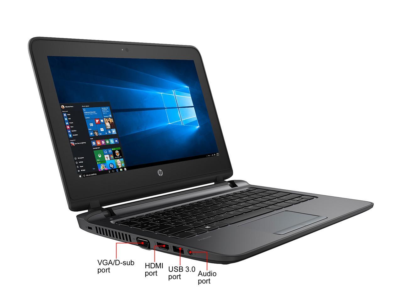 HP Laptop ProBook 11 EE G2 Intel Core i36100U 8GB Memory 128 GB SSD