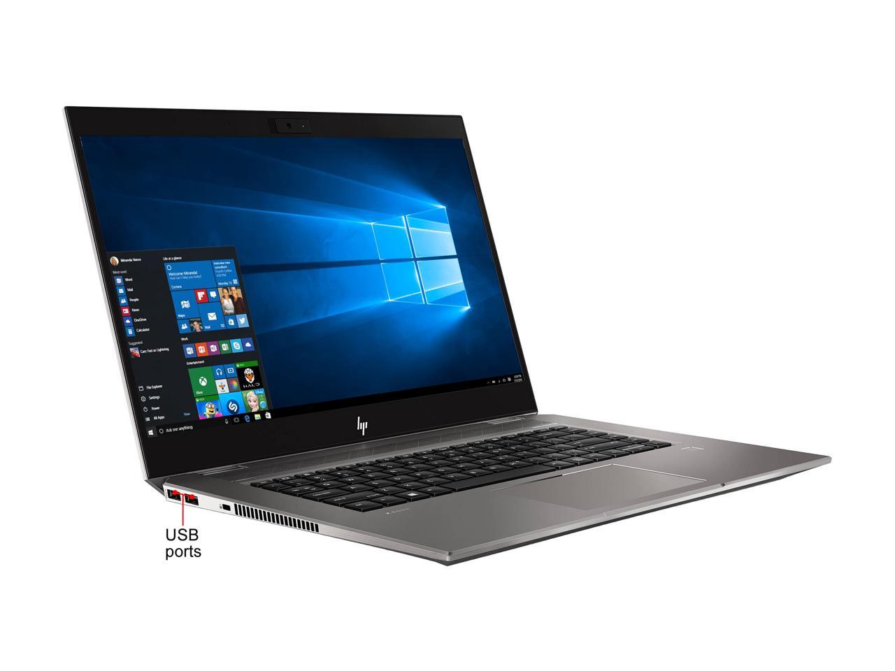 HP Laptop ZBook Studio G5 Intel Core i7 9th Gen 9750H (2.60GHz) 32GB