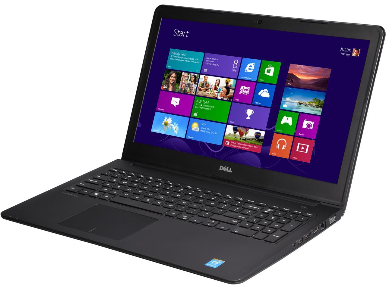 Refurbished: DELL Laptop Latitude Intel Core i3-5005U 4GB Memory 500GB