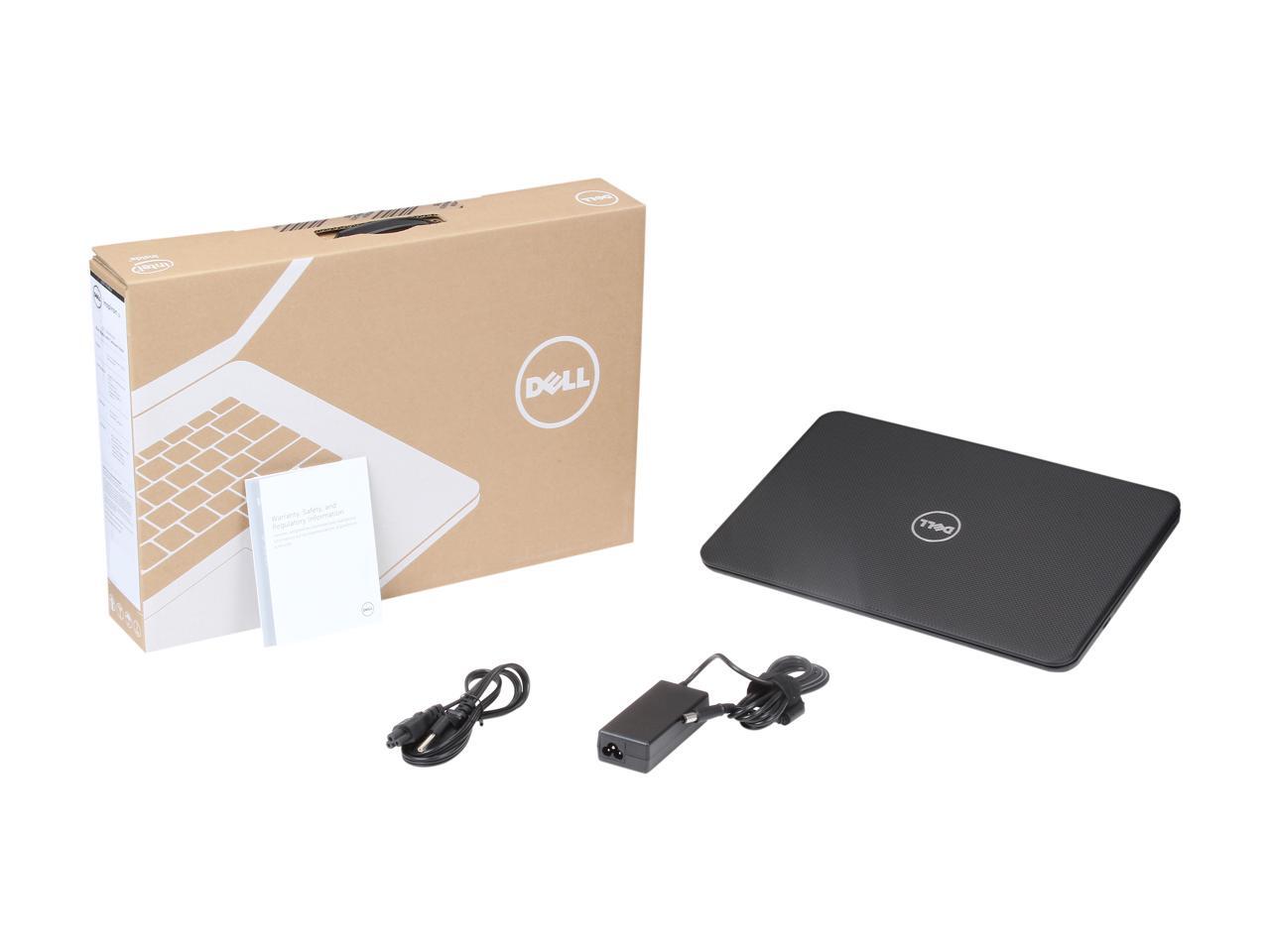 Open Box DELL Laptop Inspiron Intel Pentium 2127U 4GB Memory 500GB HDD Intel HD Graphics 15.6