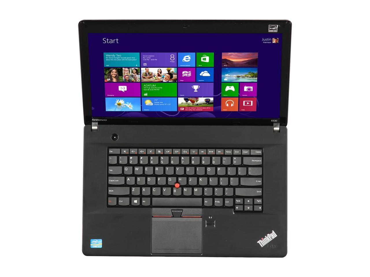 ThinkPad Laptop Edge Intel Core i7-3612QM 8GB Memory 750GB HDD Intel HD ...