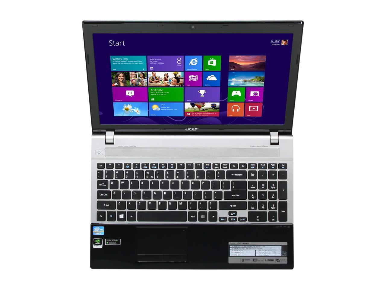 Acer v3 571g установка windows 10