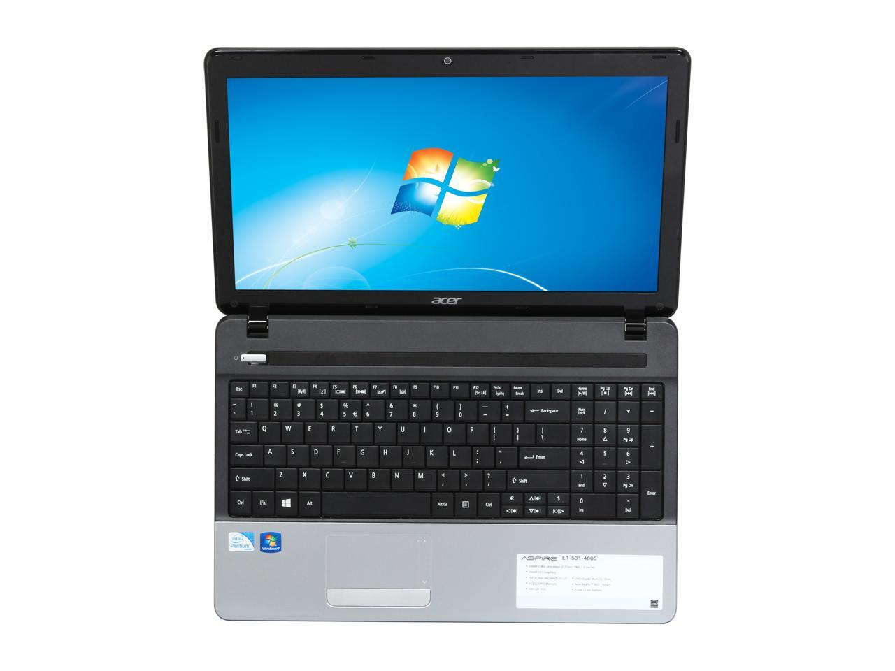 Acer Aspire E15314665 Intel Pentium B960 2.2GHz 15.6" Windows 7 Home