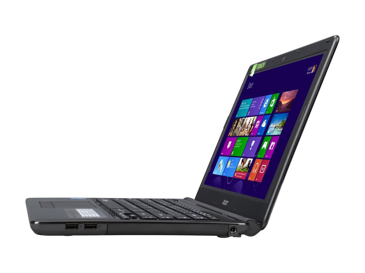 Refurbished Acer Laptop Aspire E1 472P 6860 Intel Core I5 4th Gen 4200U 1 60GHz 4GB Memory 