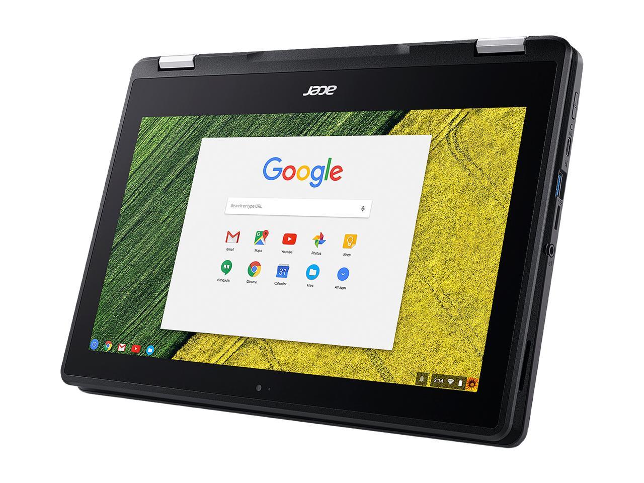 4GB RAM 32GB Storage Chromebook Acer Spin 11 2-in-1 Chromebook