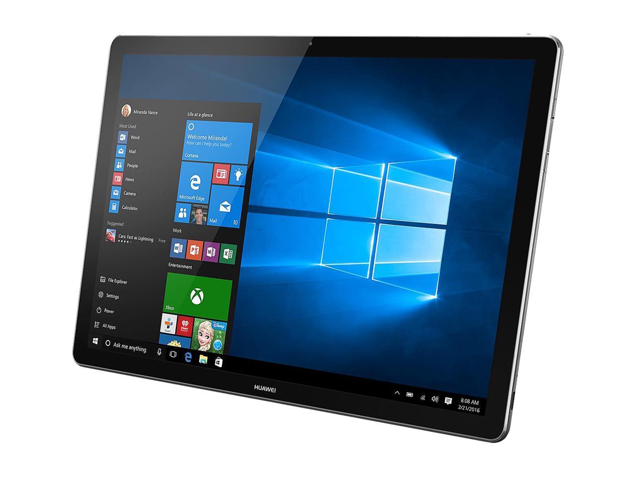 Huawei MateBook, 2-in-1 Tablet Intel Core M3 6Y30 - Newegg.com