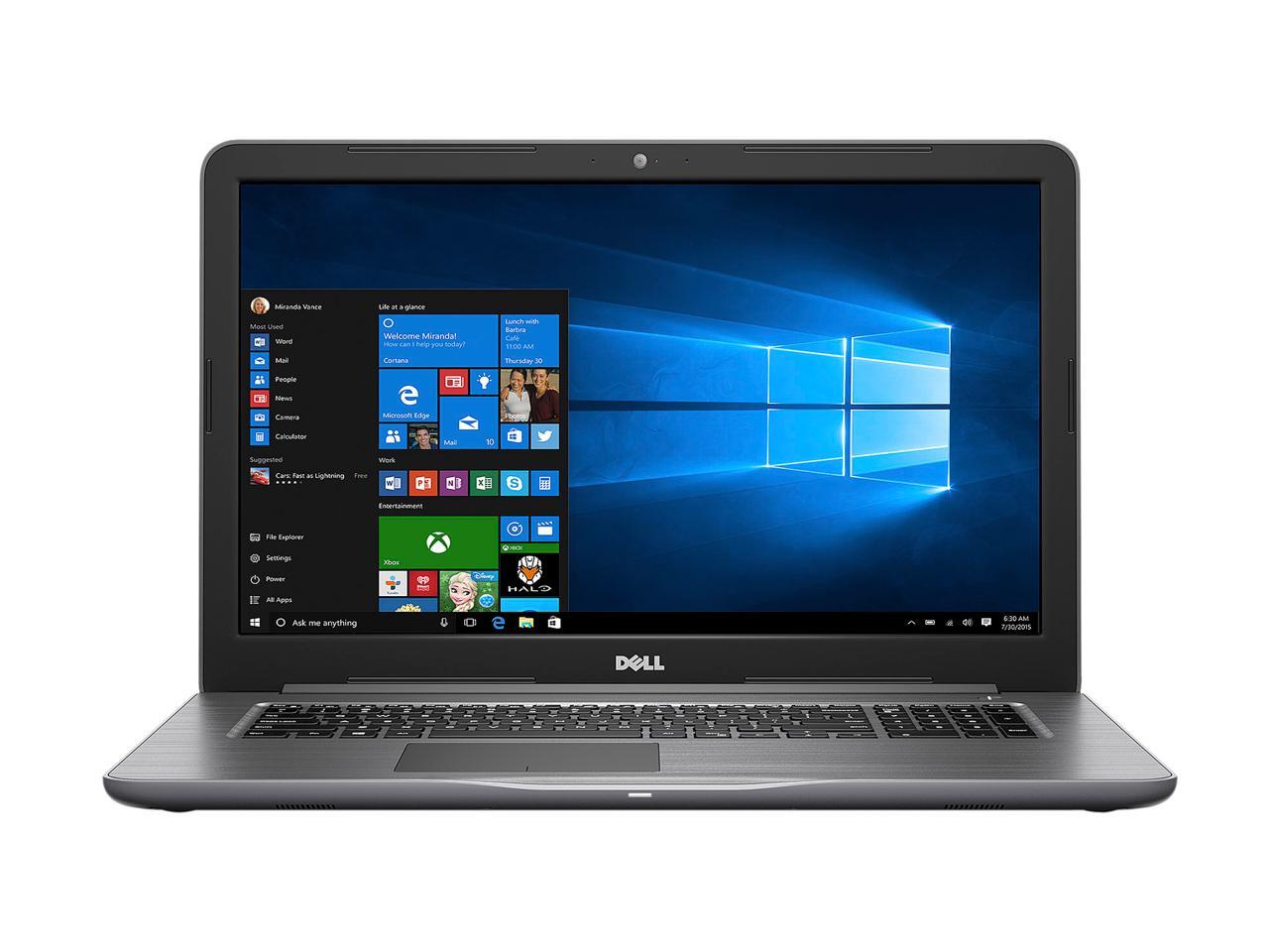 Open Box DELL Laptop Intel Core i57200U 8GB Memory 1TB HDD Intel HD Graphics 620 17.3" Windows