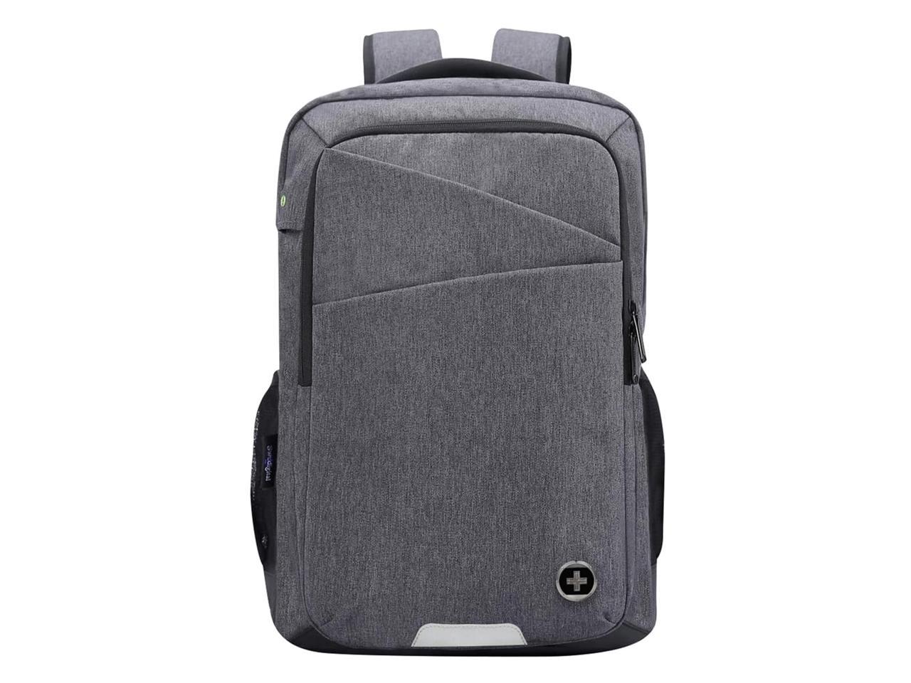 swiss digital micro business travel backpack gray