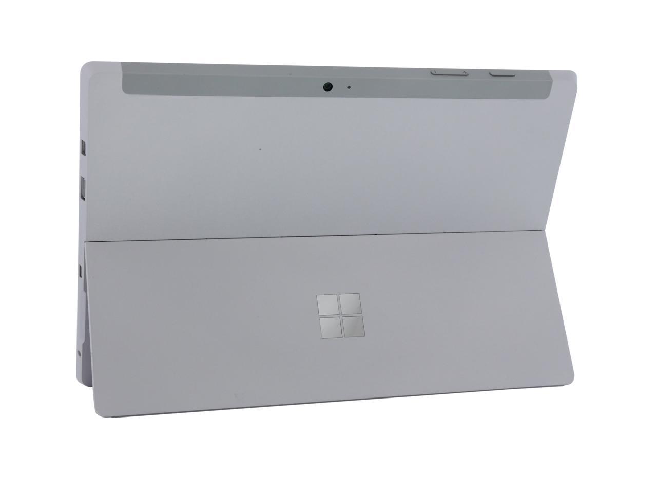 Back&Side Body Sticker Skin Decal Cover-Surface Pro 4/ Pro 2017-Brushed SIlver 