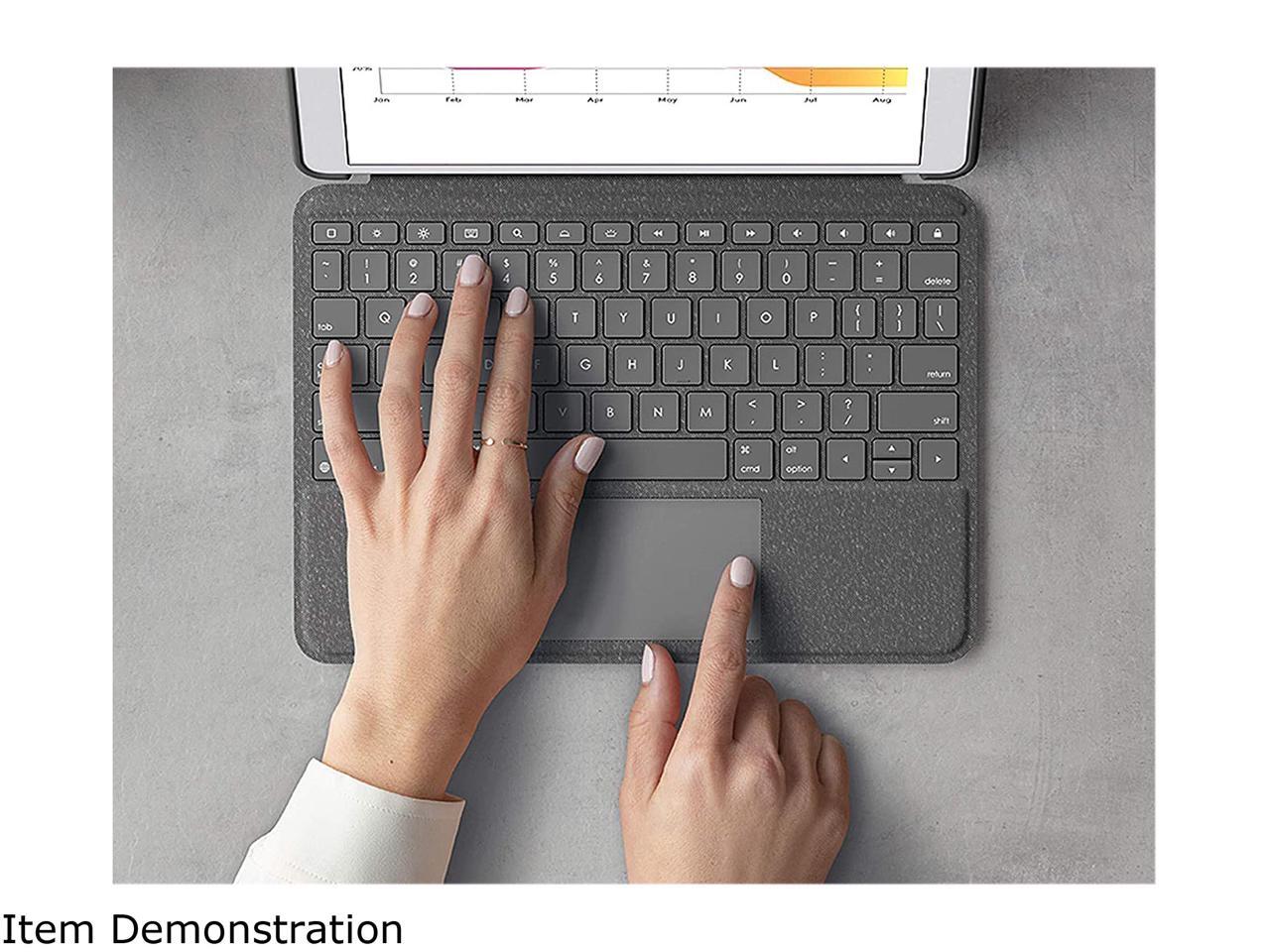 Logitech iPad Case with Backlit Keyboard, Trackpad, and Smart Connector for iPad 7th Gen (2019