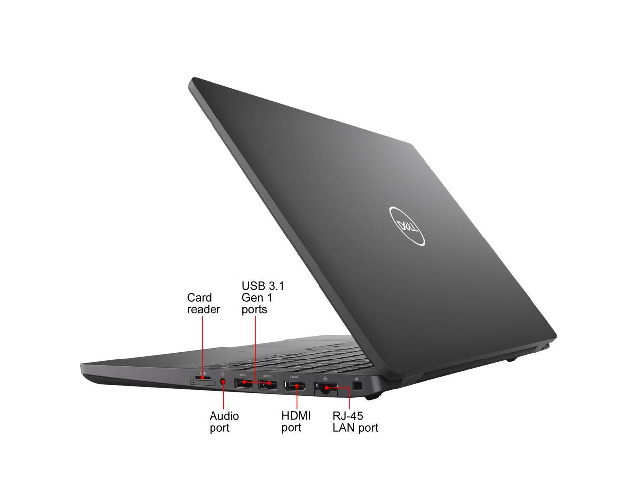 DELL Laptop Latitude 5500 Intel Core i7 8th Gen 8665U (1.90GHz) 8GB Memory 256 GB SSD Intel UHD 