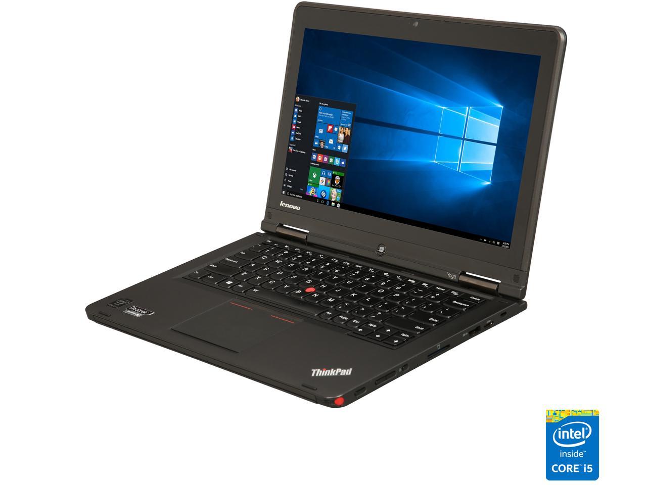 Refurbished: Lenovo ThinkPad Grade B 2-in-1 Laptop Intel Core i5 