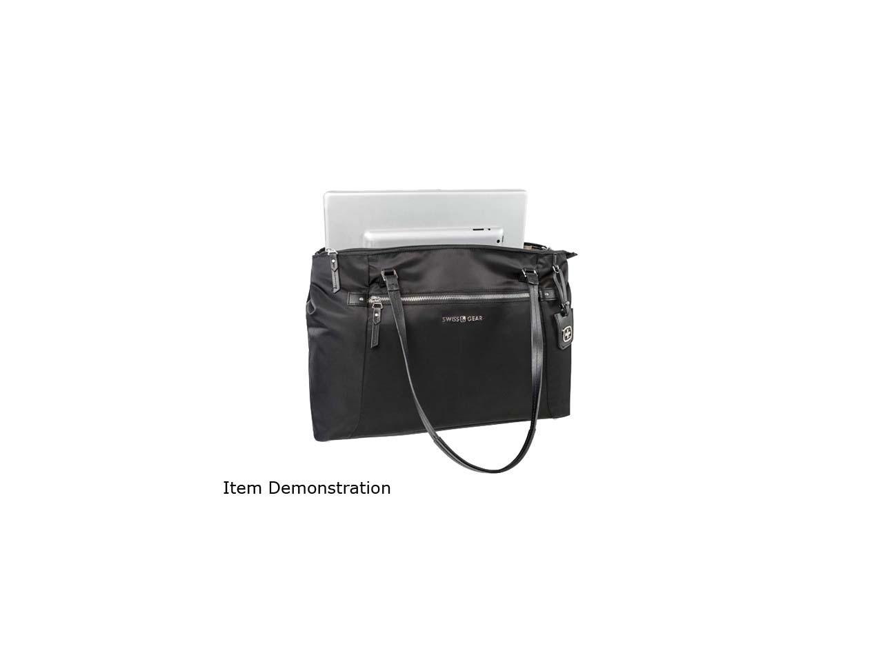 Swiss Gear 15.6" Laptop Tote Black/Silver Newegg.ca