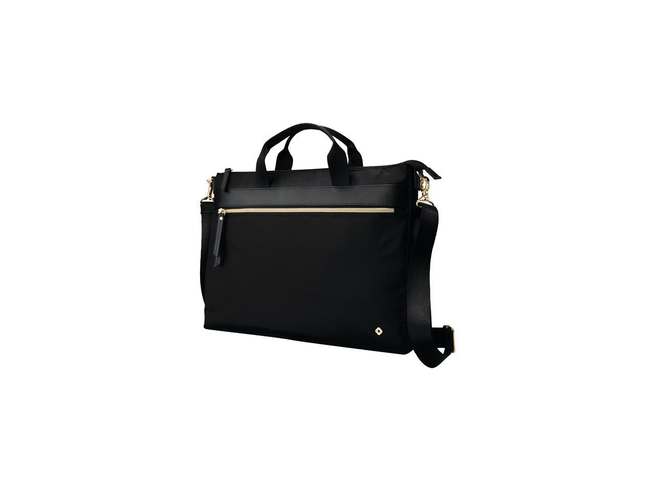 black samsonite briefcase