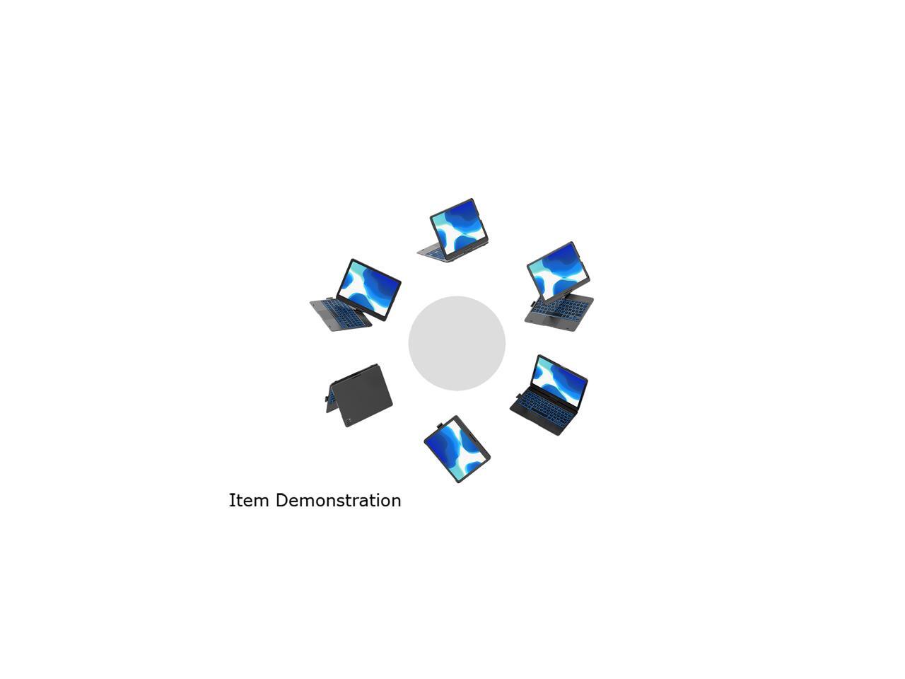 Typecase Black Flexbook Touch Keyboard Case with Touchpad for 11-Inch