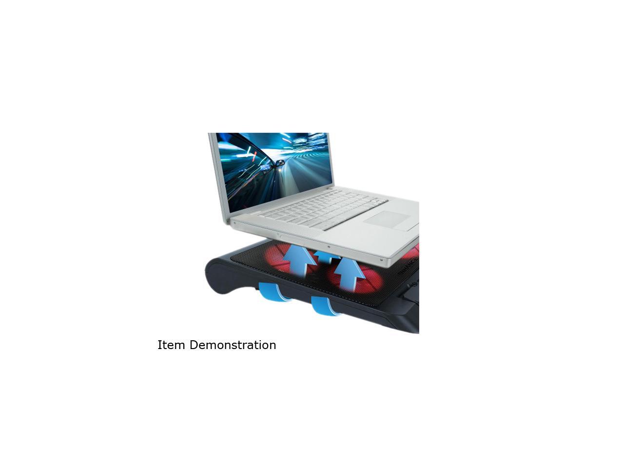 ENHANCE GXC1 Laptop Cooling Stand (15.75" x 12.75") with 5 LED Fans