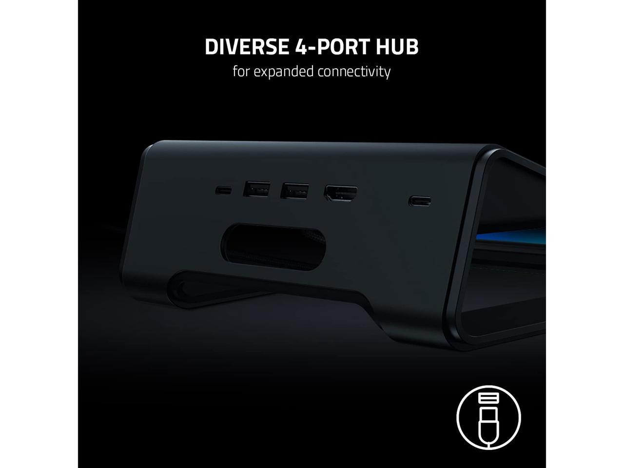 Razer Laptop Stand Chroma V2 Customizable Chroma RGB Lighting