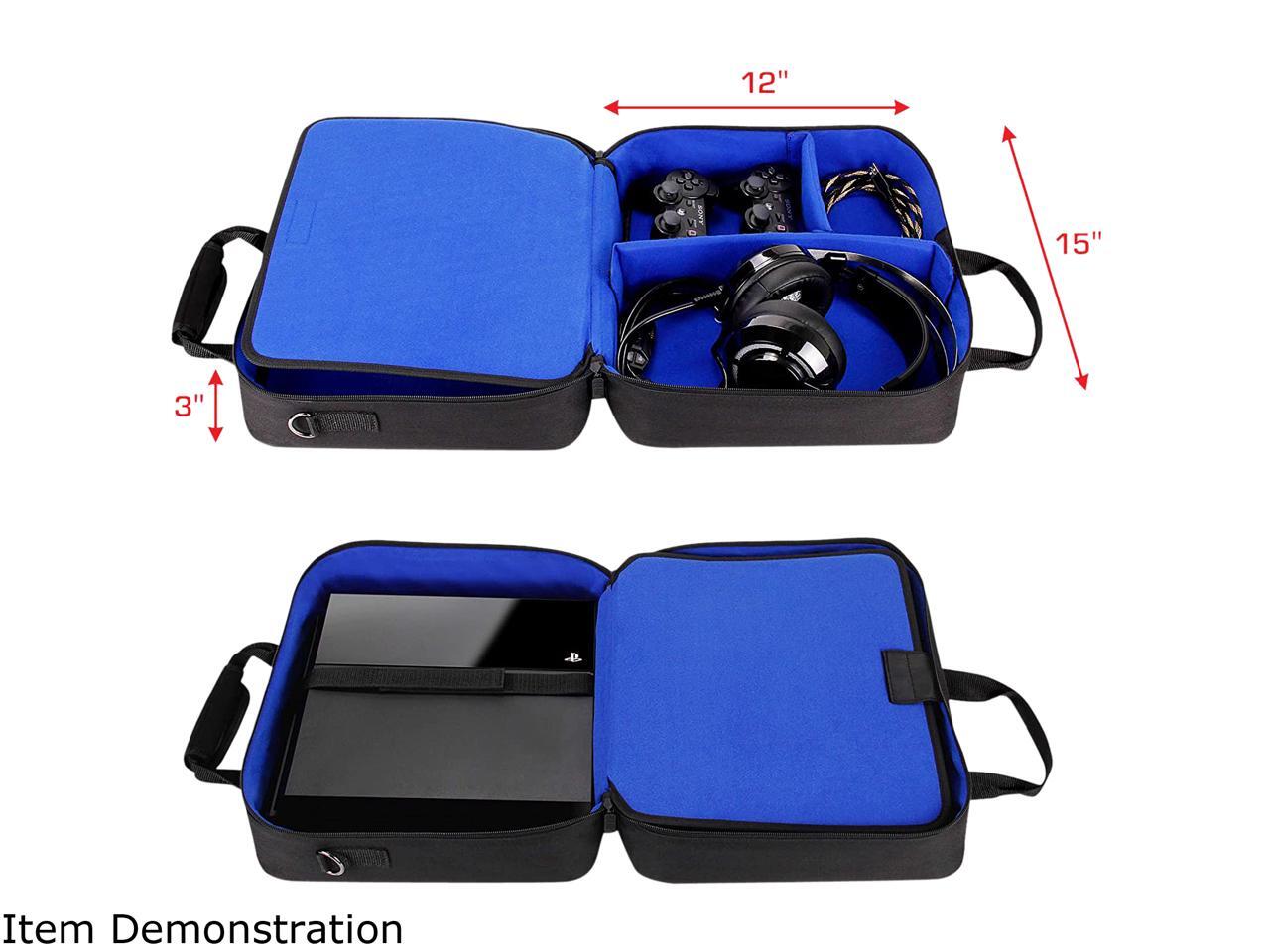 USA GEAR Console Carrying Case PS4 Case Compatible with Playstation 4