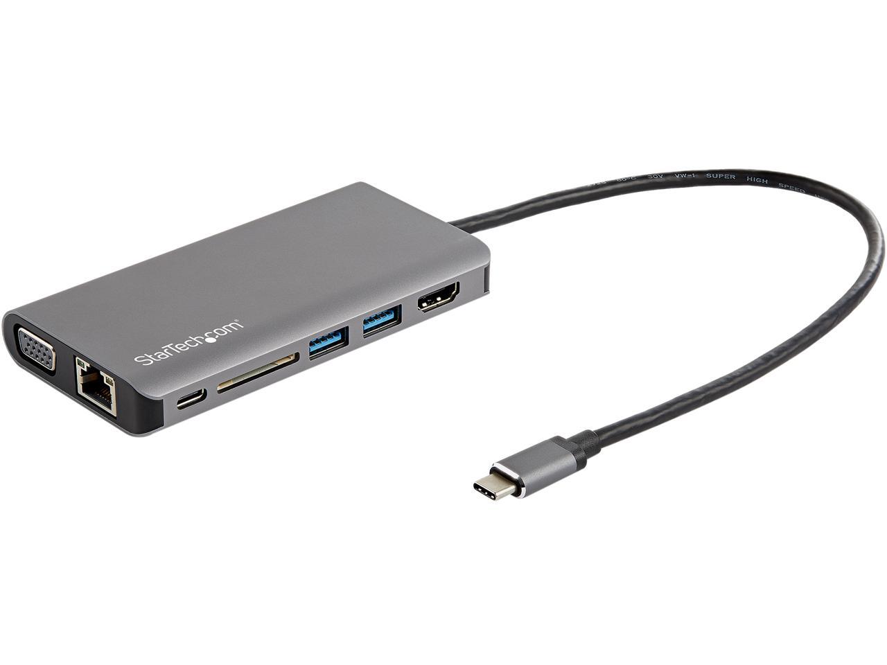 Startech Com Dkt Chvausp Usb C Multiport Adapter Hdmi Or Vga W