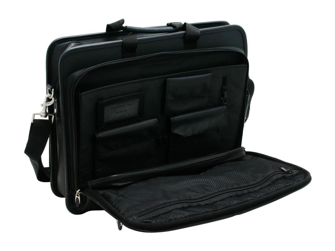 Targus Black 17" Deluxe Leather Notebook Case Model TLE400