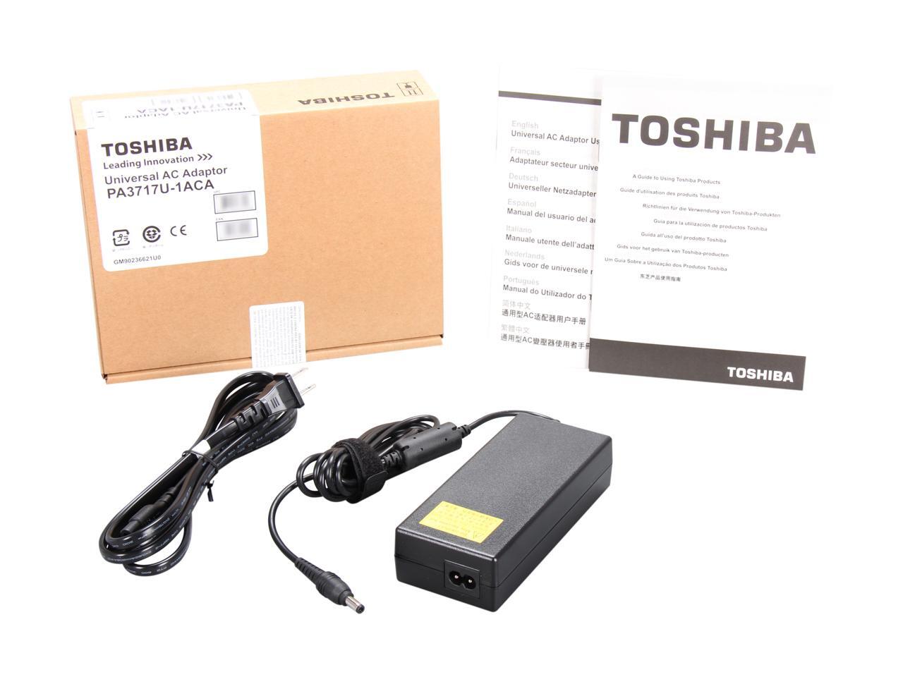 Alimentatore Toshiba PA3717U-1ACA Con Cavo - Aperto Ma Mai Usato