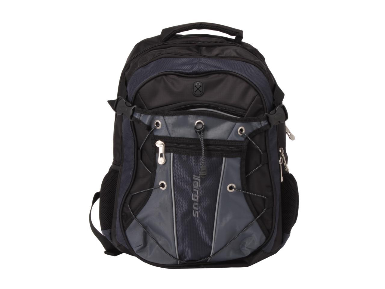 Targus Black/Navy League Backpack for 15.4" Notebook Model TSB07501US