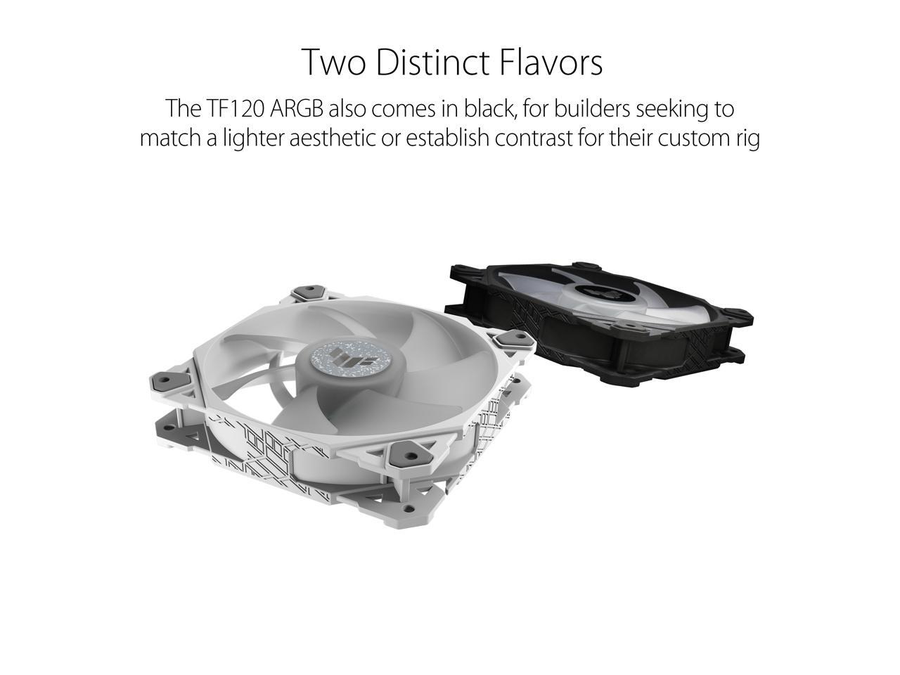 ASUS TUF GAMING TF120 ARGB WHITE EDITION Chassis Fan 3Pin Customizable