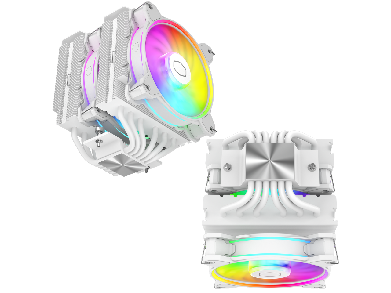 Cooler Master Hyper 622 Halo White CPU Air Cooler, MF120 Halo² Fan