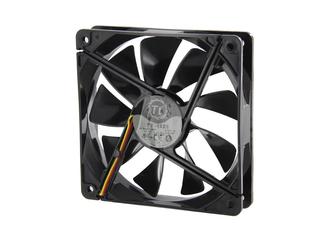 Thermaltake CL F011 PL12BL A Black LED Pure Series Quiet High Airflow
