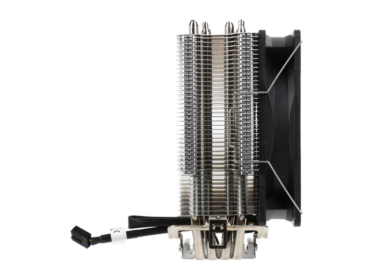 Thermaltake Contac Silent 12 150w Intel Amd With Am4 Support 1mm Pwm Cpu Cooler Cl P039 Al12bl A Newegg Com