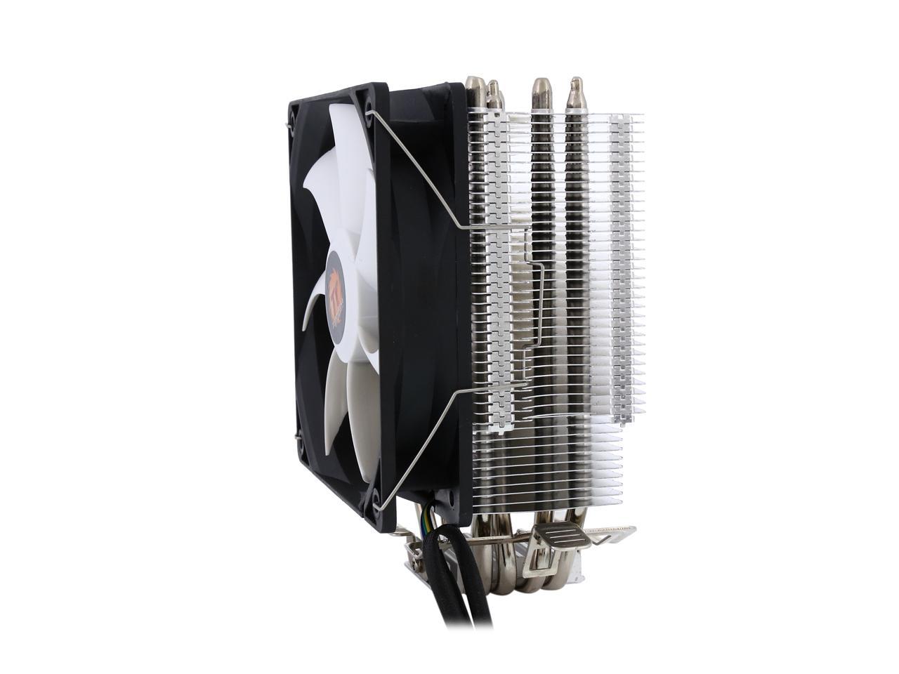 Thermaltake Contac Silent 12 150w Intel Amd With Am4 Support 1mm Pwm Cpu Cooler Cl P039 Al12bl A Newegg Com